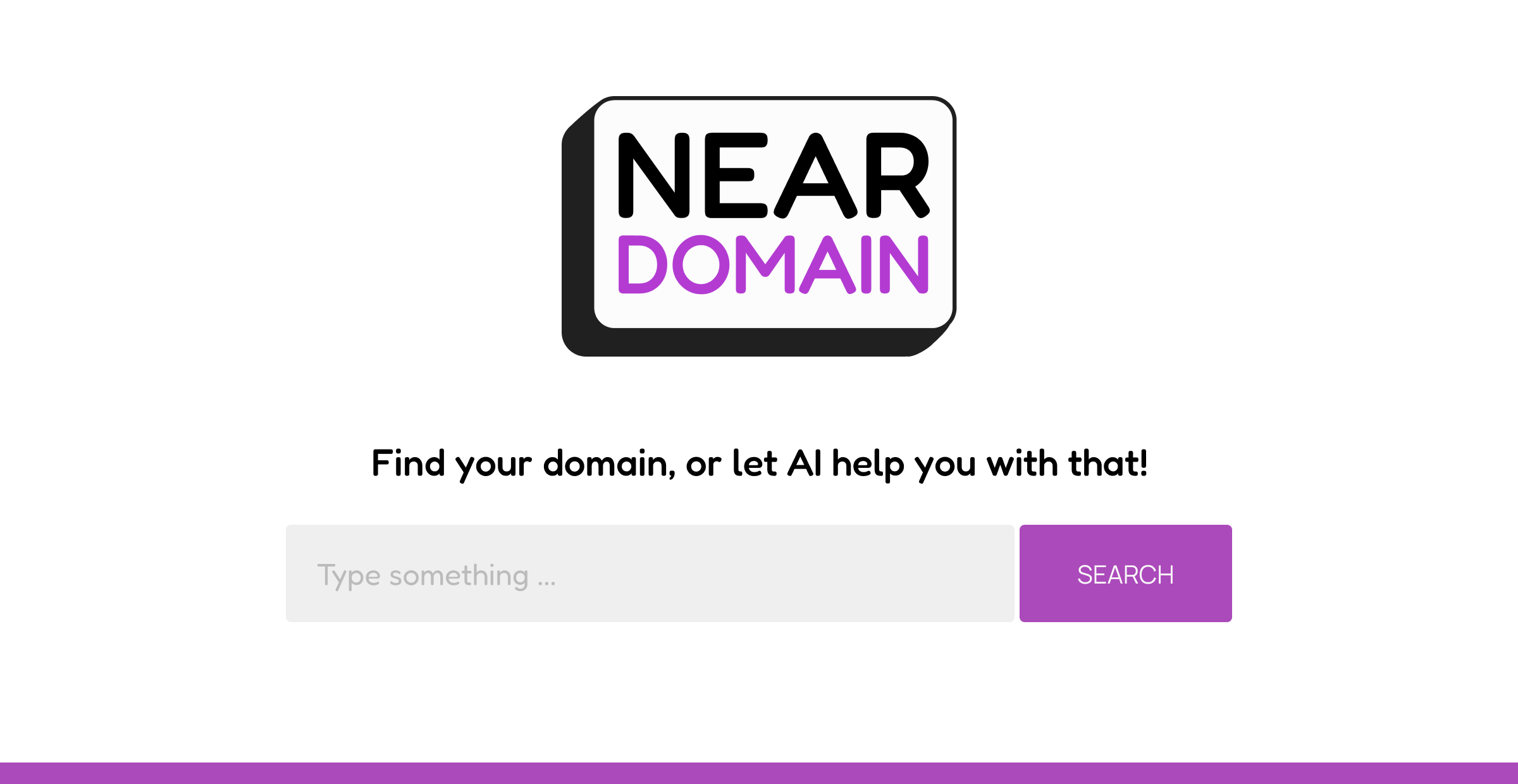 Near Domain - Discover a .com domain for your Website